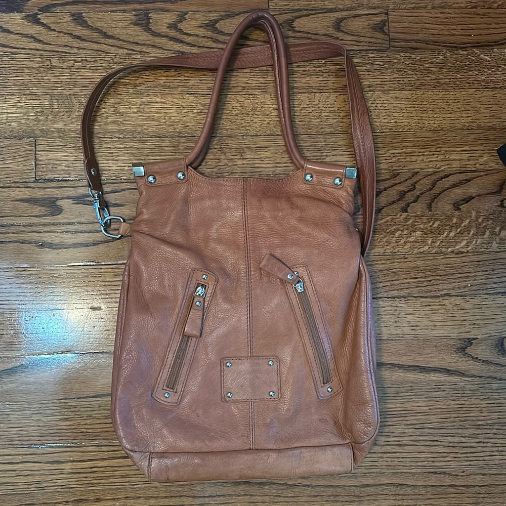 Firenze authentic leather bag. Convertible to wear so many ways